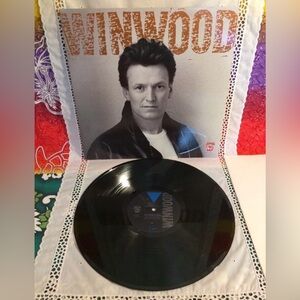 Winwood: Roll With It LP 33 RPM 1988 Virgin Records 1-90946 EX/VG++ Collectible